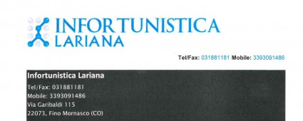 INFORTUNISTICA LARIANA